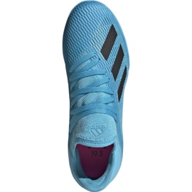Kopačky adidas X 19.3 In Jr F35354 modré modrý modrý 2
