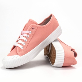 SHELOVET Lososové tenisky oranžový vícebarevný 1