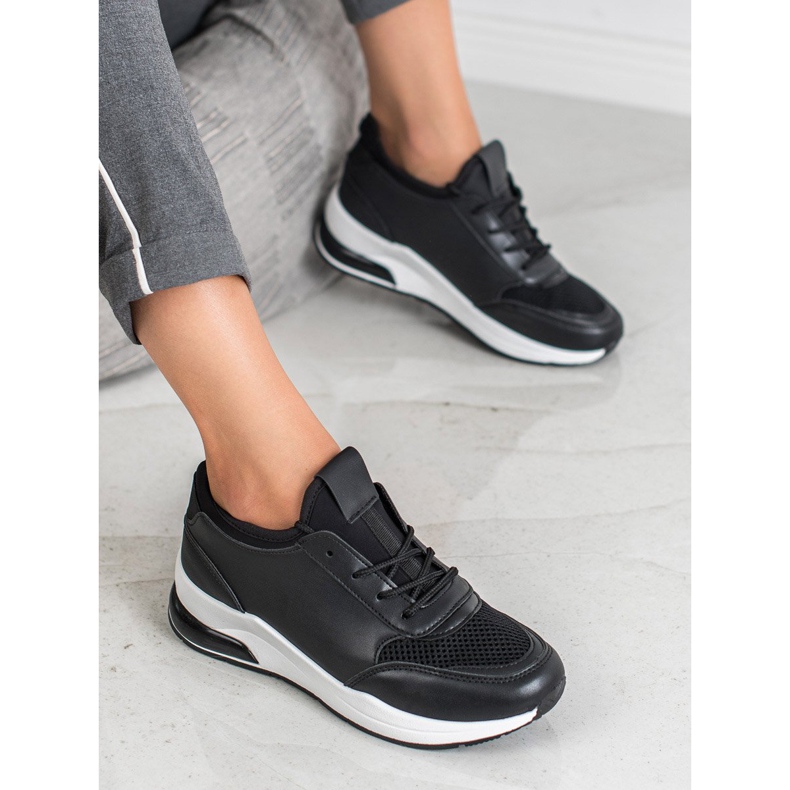 Ideal Shoes Dámská sportovní obuv černý 2