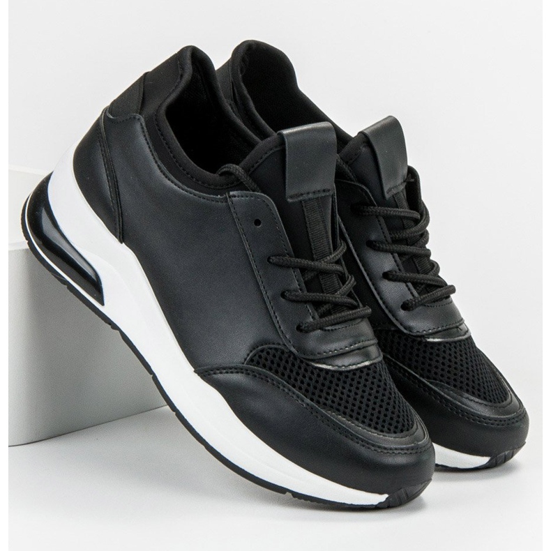 Ideal Shoes Dámská sportovní obuv černý 1