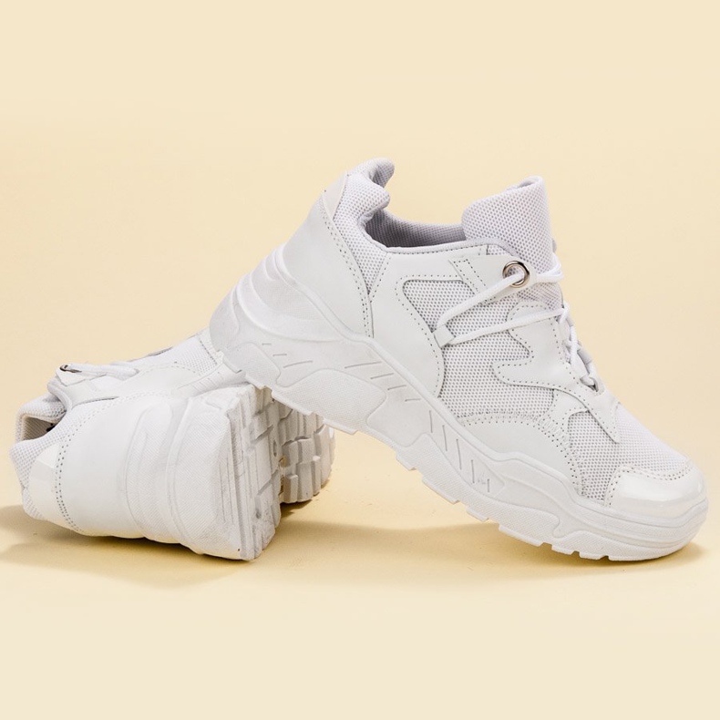 Small Swan Šněrovací tenisky bílý 1