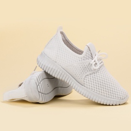 SHELOVET Textilní sportovní obuv bílý 1