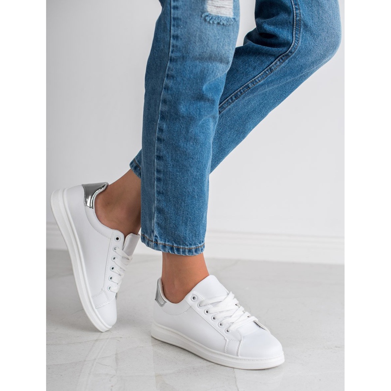 Jumex Módní sportovní obuv bílý 2