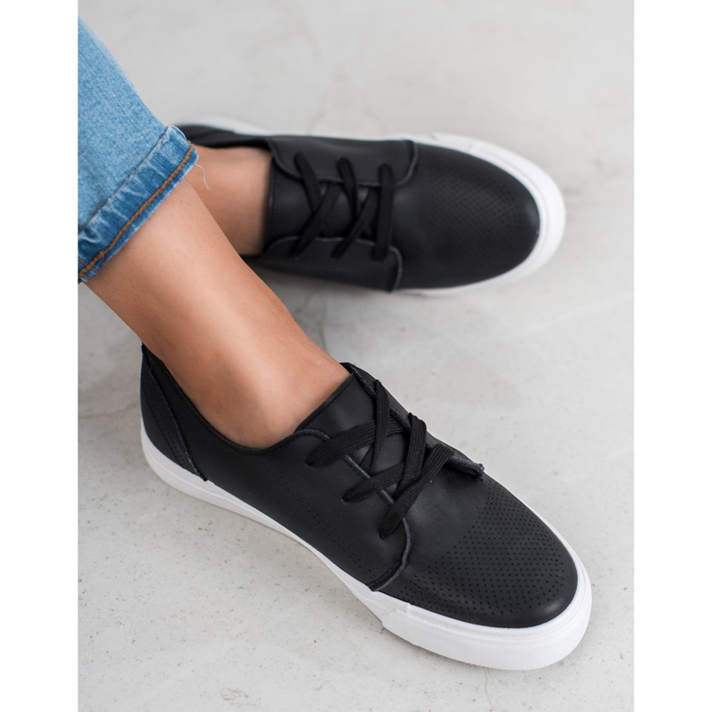 SHELOVET Černí brogues černý 1