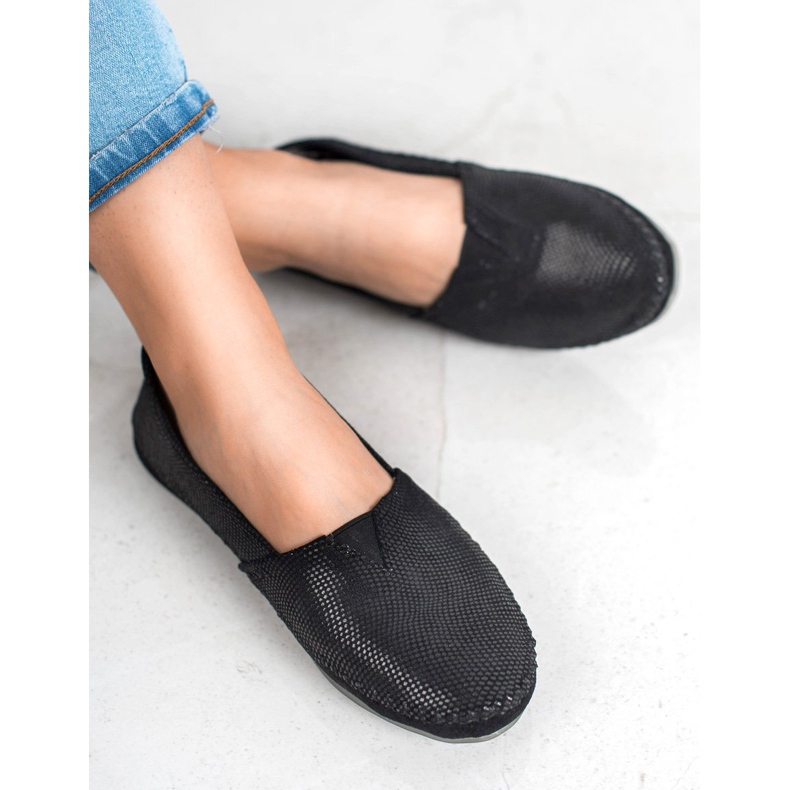 Filippo Černé kožené tenisky černý 1