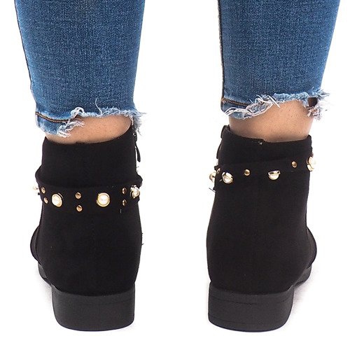 Teplé boty X-19 černé černý 2