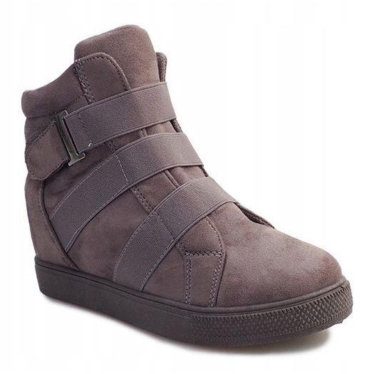 Tenisky s gumou Elastics XY-297 šedá 1