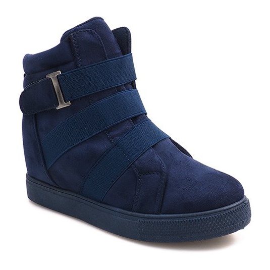 Tenisky s gumou Elastics XY-297 Navy Blue námořnická modř 1