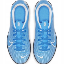 Kopačky Nike Mercurial Vapor 13 Club Ic Jr AT8169-414 modrý modrý 2