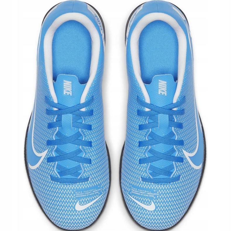 Kopačky Nike Mercurial Vapor 13 Club Ic Jr AT8169-414 modrý modrý 2