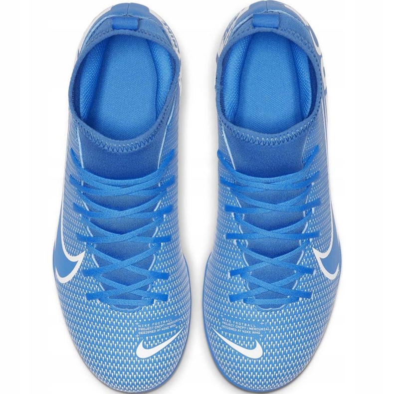 Kopačky Nike Mercurial Superfly 7 Club FG / MG Jr AT8150-414 modrý modrý 1