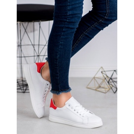 Jumex Módní sportovní obuv bílý 1