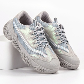 SHELOVET Módní sportovní obuv šedá 2