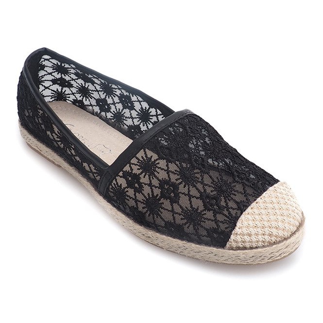 Balerínky Espadrilles YBS136 Black černý 1