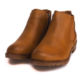 Boty Boty Jodhpur S elastickým 62011 Camel hnědý 2