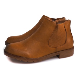 Boty Boty Jodhpur S elastickým 62011 Camel hnědý 3