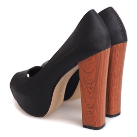 Otevřená čerpadla na liště 99-90 černá černý 1