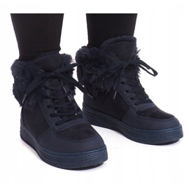 Dobře izolované boty R138 Navy Blue námořnická modrá 2