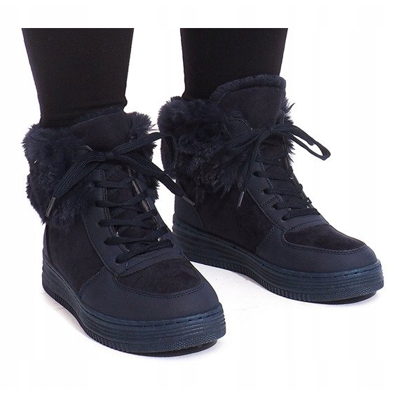 Dobře izolované boty R138 Navy Blue námořnická modrá 2