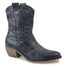 Modré kovbojské boty 10601-1 vícebarevný modrý 1