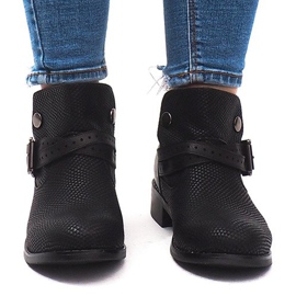 Boty 1702Y černé černý 2