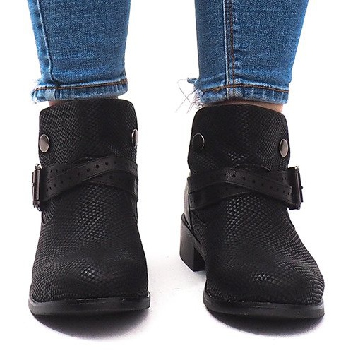 Boty 1702Y černé černý 2