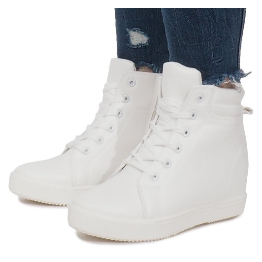 Klasické bílé tenisky bílý 1