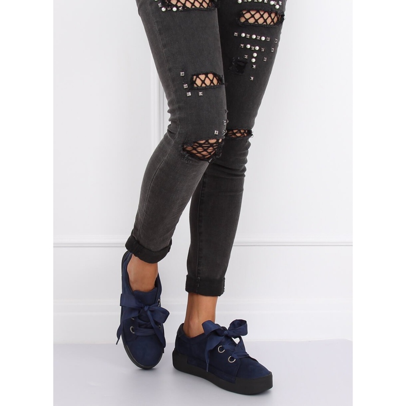 Tmavě modré dámské tenisky 1018 Blue námořnická modrá 1