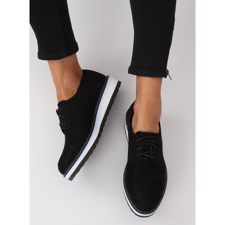 Černé dámské mokasíny C-7225 Black černá 2 Černé dámské mokasíny C-7225 Black černá 2