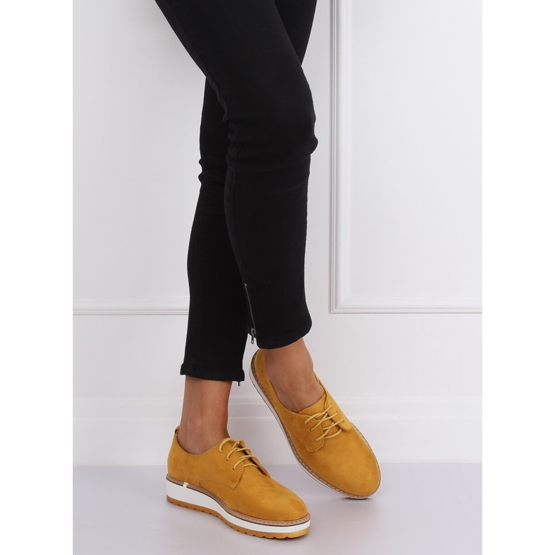 Žluté mokasíny pro ženy C-7225 Yellow žluť 1