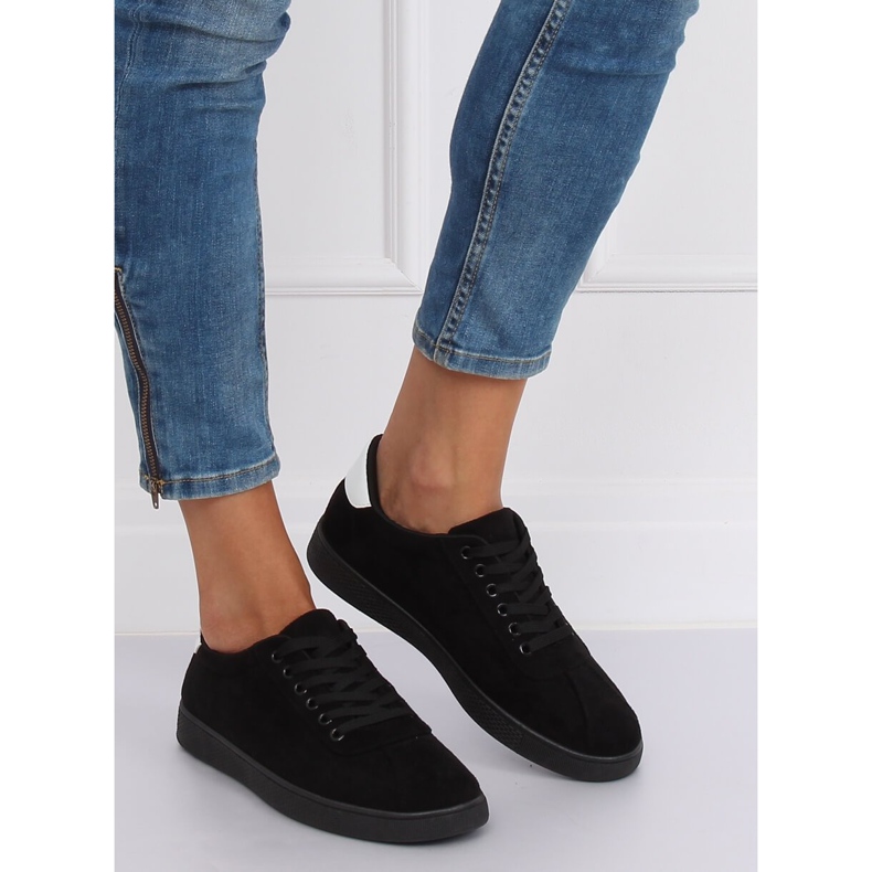Černé dámské tenisky LX-9857 Black černý 2