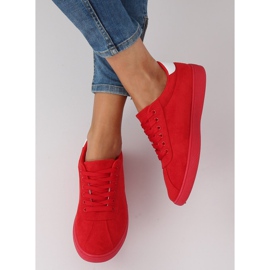 Červené dámské tenisky LX-9857 Red červený 2