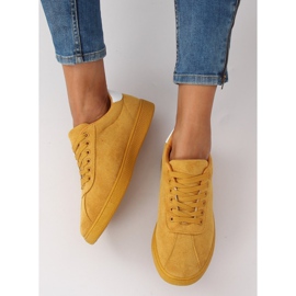 Žluté dámské tenisky LX-9857 Yellow žluť 2