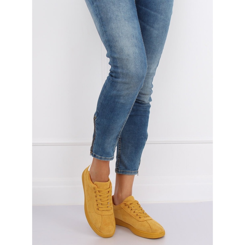 Žluté dámské tenisky LX-9857 Yellow žluť 1