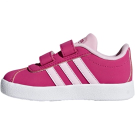 Boty Adidas Vl Court 2.0 Cmf Jr F36406 růžový 2