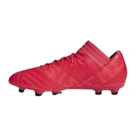 Kopačky Adidas Nemeziz 17,3 Fg M CP8987 červený červený 1