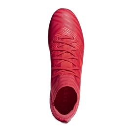 Kopačky Adidas Nemeziz 17,3 Fg M CP8987 červený červený 2