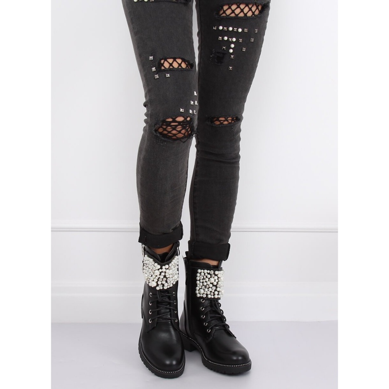 Černé vojenské boty NC860 černé černá 1