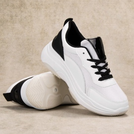 SHELOVET Bílé sportovní boty bílý 2