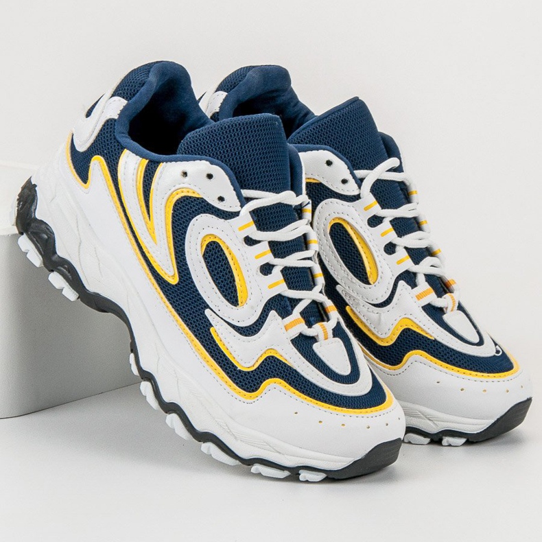 Kayla Dámská sportovní obuv bílý modrý 2