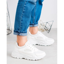 SHELOVET Módní tenisky bílý 1