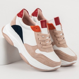 SDS Lehké tenisky hnědý vícebarevný 2 SDS Lehké tenisky hnědý vícebarevný 2