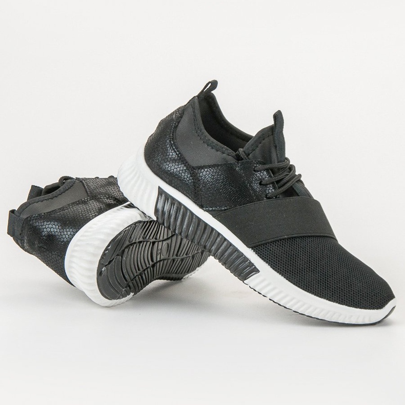 SHELOVET Sportovní obuv s gumičkou černá 1 SHELOVET Sportovní obuv s gumičkou černá 1