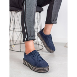 Bestelle Semišové sportovní boty námořnická modrá 1