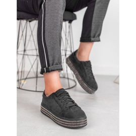 Bestelle Semišové sportovní boty černá 1