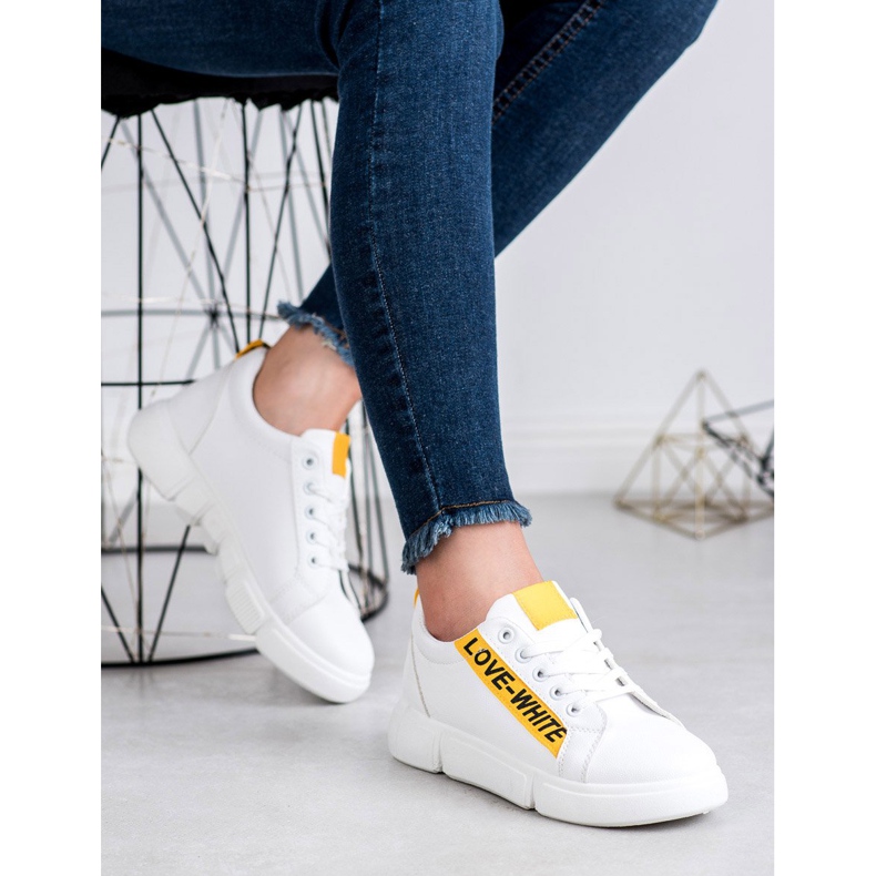 Jumex Pohodlná sportovní obuv bílý 1