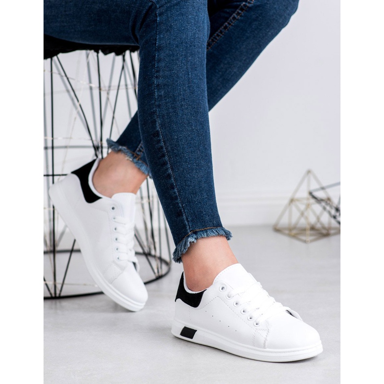 Ideal Shoes Dámská sportovní obuv bílý 2