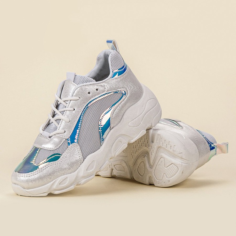 SHELOVET Módní sportovní obuv šedá 2