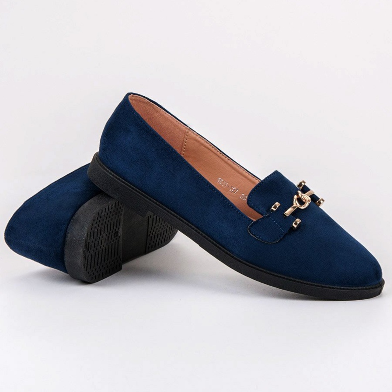 SHELOVET Suede Lords námořnická modř 1