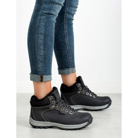 Ax Boxing Teplé trekové boty černý 2